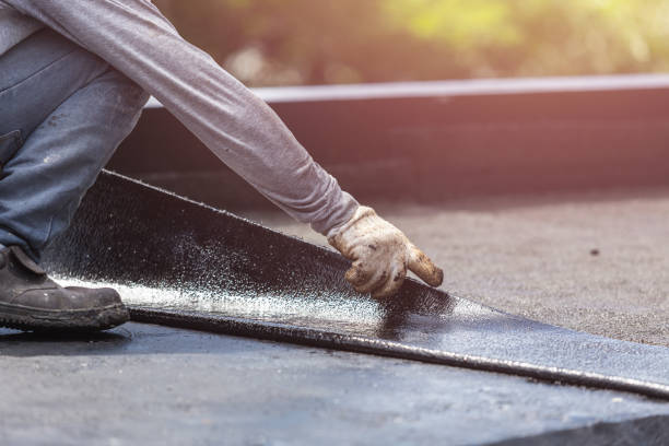 Professional Waterproofing technician working in Lucerne, IN